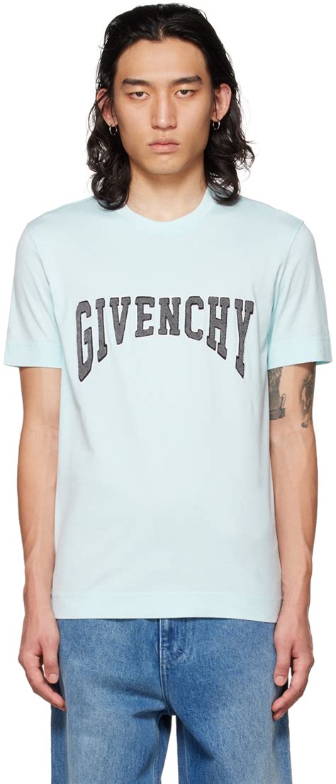 men's givenchy t shirt blue|givenchy t shirt euro.